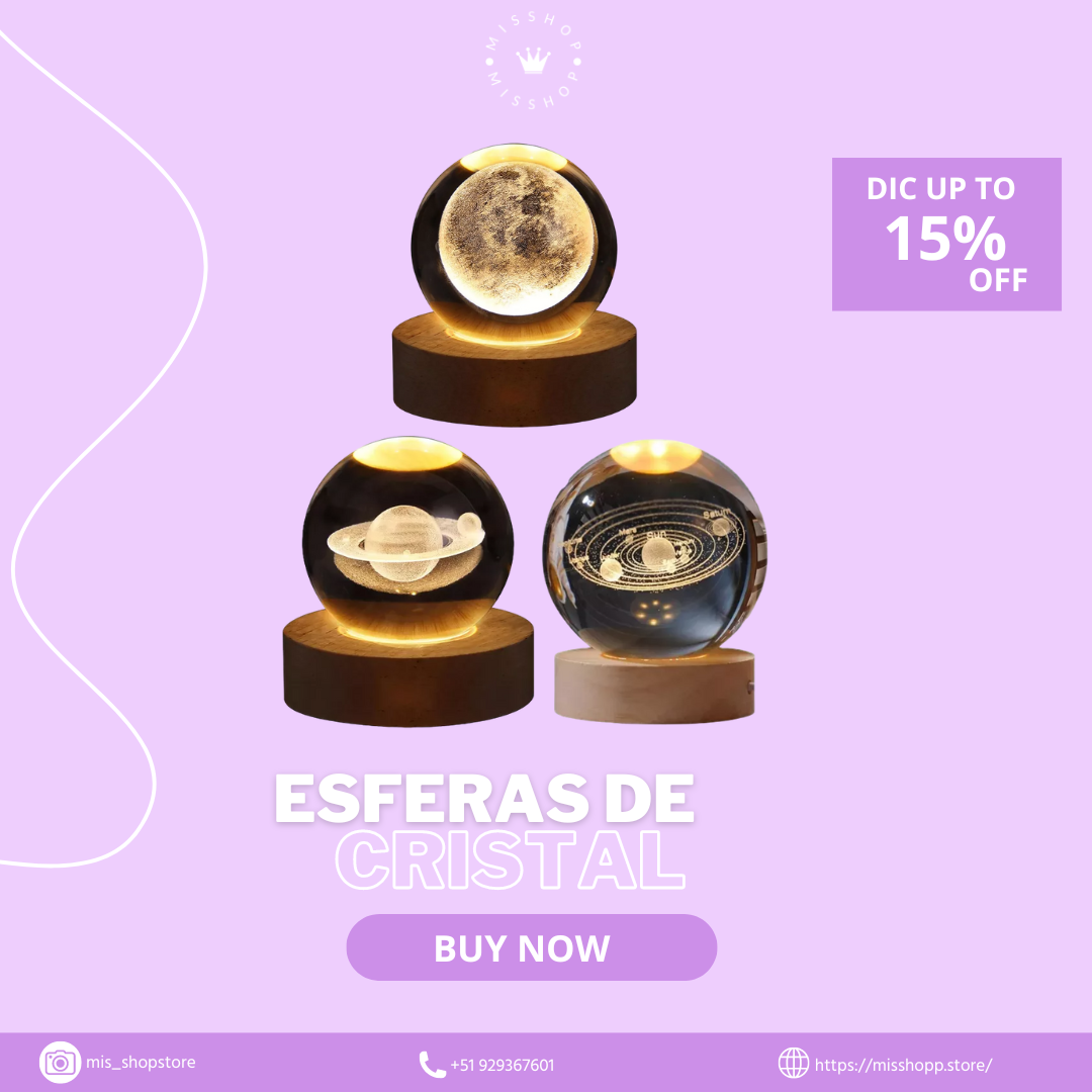 ESFERA DE CRISTAL 3D